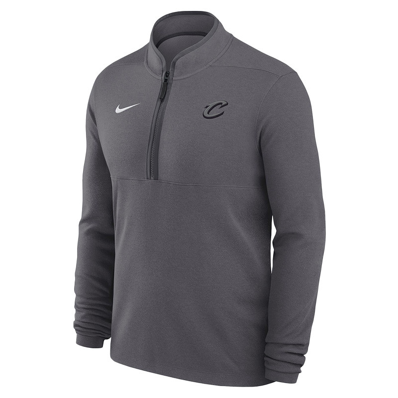Nike Victory Gray Script C Quarter Zip | Center Court, the