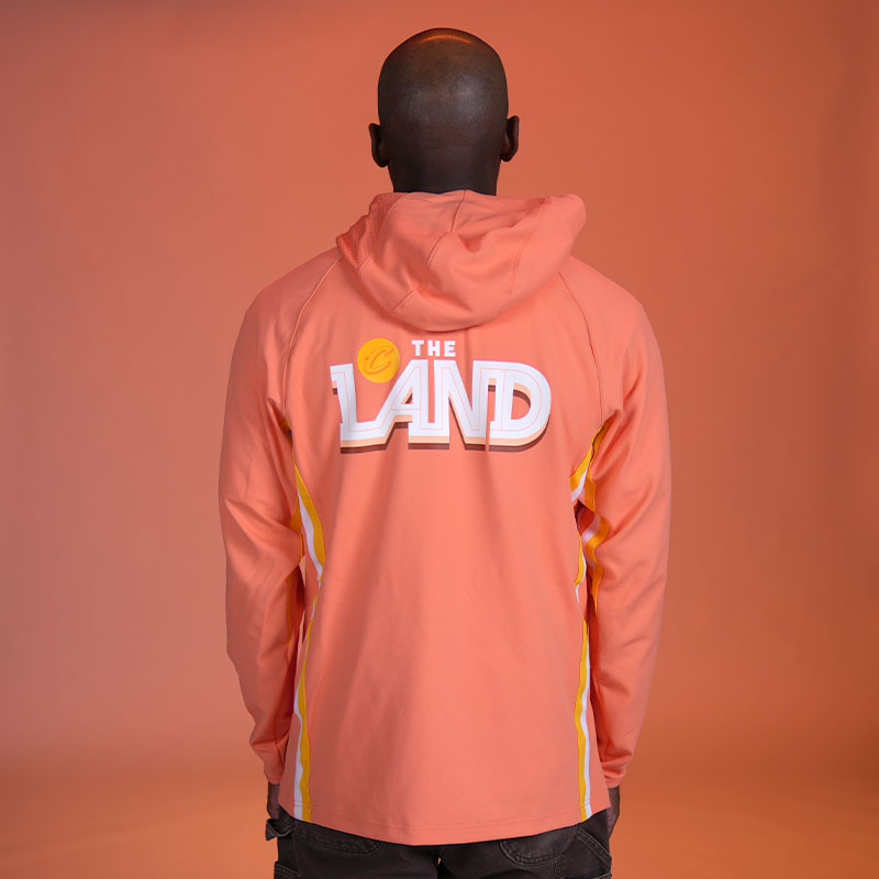 Nike Orange On Court Script C Quarter Zip Hoodie | Center Court