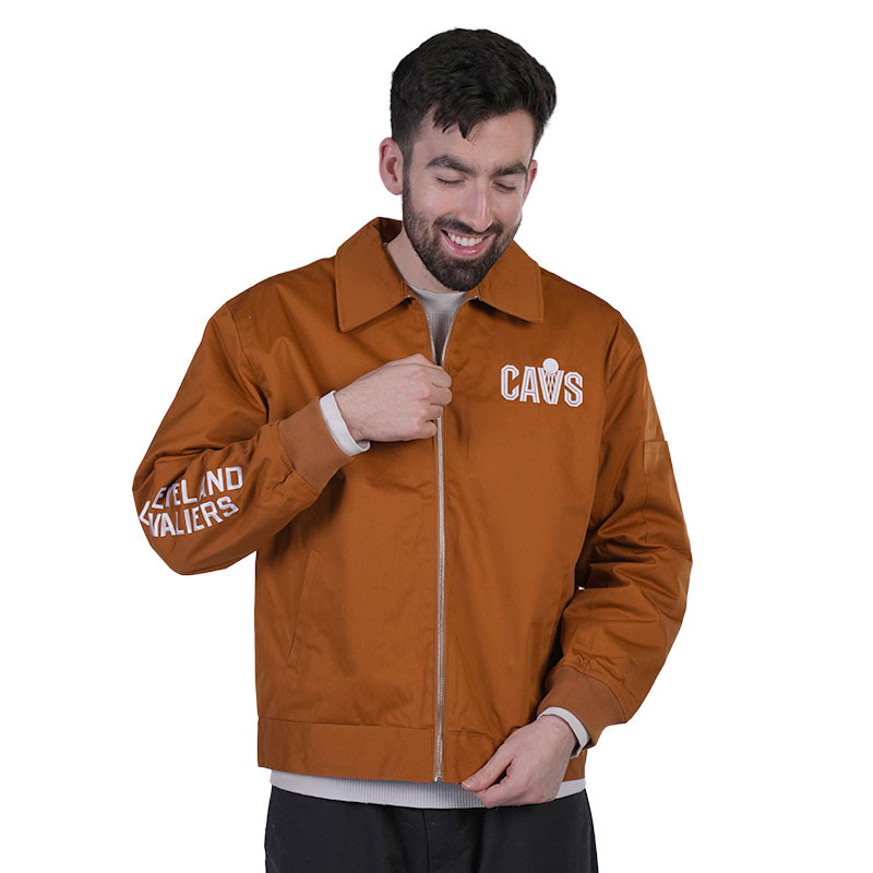 Tan Twill Coordinates CAVS Jacket | Center Court, the official