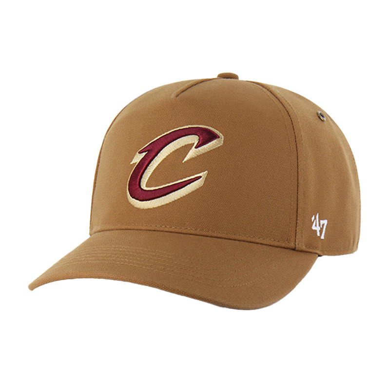 Cavs x Carhartt Brown Script C Hitch Hat | Center Court, the