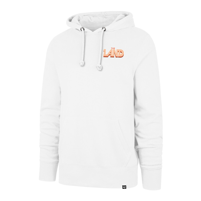 White The Land Headline Hoodie | Center Court, the official Cavs