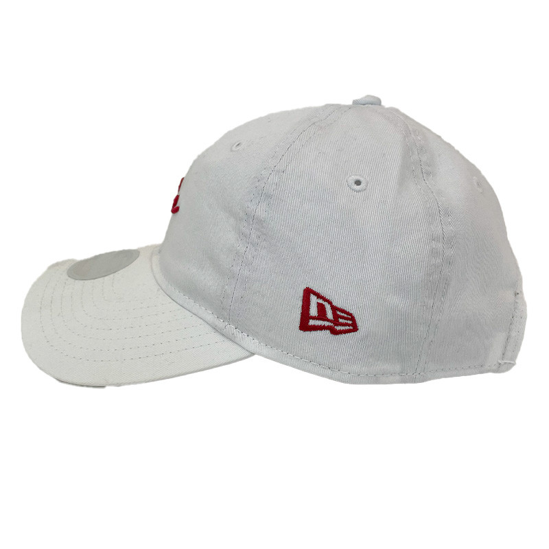 Women's White Script CLE Adjustable Hat | Center Court, the