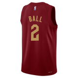 [WINE] Youth Lonzo Ball Icon Swingman Jersey 