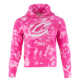 Breast Cancer Awareness Pink Script C Tie Dye Hoodie