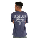 Lake Blue Velvet Patch Tee