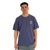 Lake Blue Velvet Patch Tee