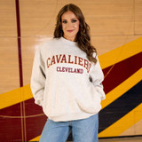 H&V Women’s Mockneck Crew Sweatshirt