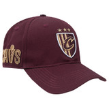 Wine Script C Crest Cotton Twill Adjustable Hat