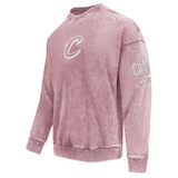 Women's Pink Enzyme Wash Crewneck