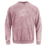 Women's Pink Enzyme Wash Crewneck