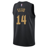 Keon Ellis Black Statement Swingman Jersey