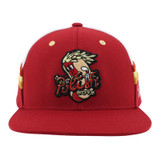 Polish Boys Red and White Striped Snapback