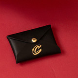 Cavs X Fount Black Script C Envelope Wallet