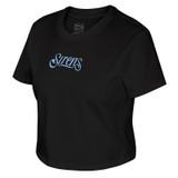 Women's Black Boxy Tee