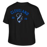 Women's Black Boxy Tee