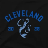 Women's Black Boxy Tee, Logo