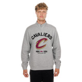 Gray Script C Fleece Quarter Zip