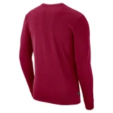 Nike Wine Stacked Logo Long Sleeve Tee