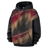 Nike Black Script C Standard Issue Fleece Hoodie
