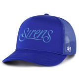 Siren Blue Wordmark Foam Trucker Hat