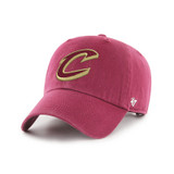 Cleveland Cavaliers Wine Script C Adjustable Hat