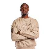 Taupe Script C Tonal Crewneck