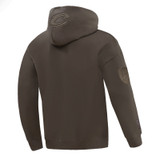  Brown Script C Tonal Hoodie Side