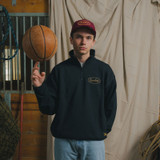 Land Collective Range Chainstitch Quarter Zip | Center Court, the