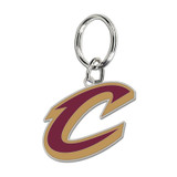 Script C Enamel Keychain