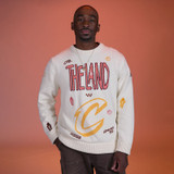 C*r様 700FILL Small Payment Logo Crewneck The Land Jacquard Crewneck Sweater | Center Court, the official