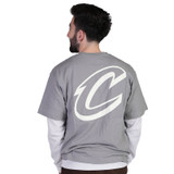 Gray Script C Foundation Tee