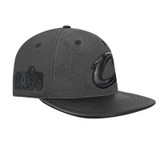 Black Washed Vanguard Pro Six Snapback