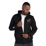 Black Script C Full Zip Jacket