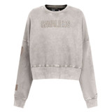 Women's Washed Sand Crewneck