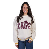 Women's Cream CAVS Sweater