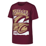 Boys Wine Script C Block Tee