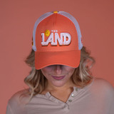 Orange The Land Trucker Hat