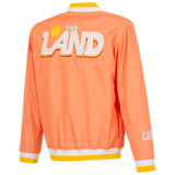 Orange Script C Bomber Jacket