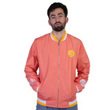 Orange Script C Bomber Jacket