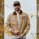 Land Collective Tan and Brown Workwear Jacket