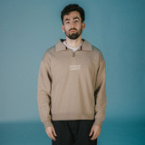Land Collective Essentials Khaki Quarter Zip