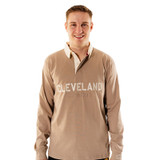 Land Collective Essentials Khaki Rugby Tee