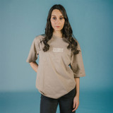 Land Collective Essentials Khaki Oversized Tee