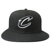 Land Collective Black Script Fitted Hat