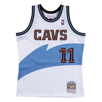 1997-98 Cleveland Cavaliers #16 Game Issued Black White Rev Practice Jersey  43