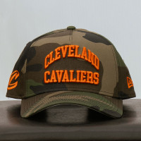 Land Collective Camo and Orange Snapback | Center Court, the