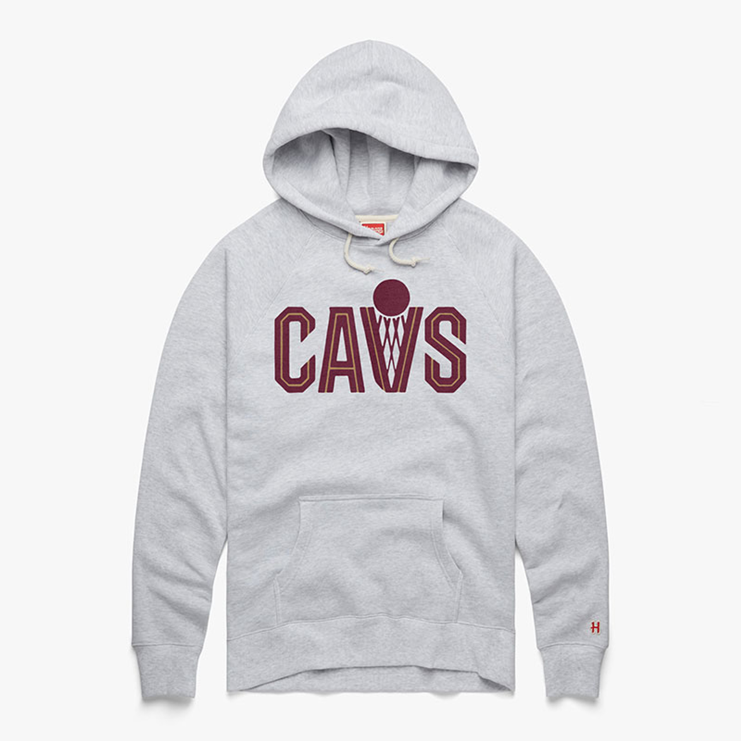 Homage Wine and Gold New CAVS Hoodie | Cavs Team Shop