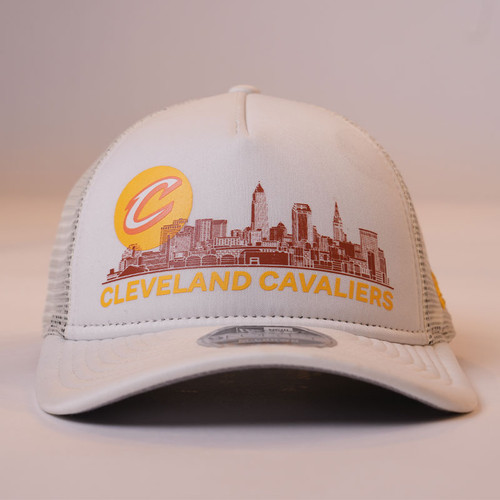 Cream Skyline Trucker Hat
