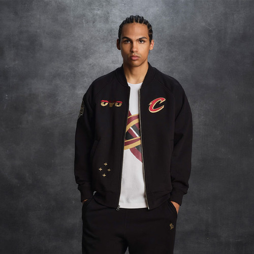 Cavs x OVO Black Heavy Fleece Jacket