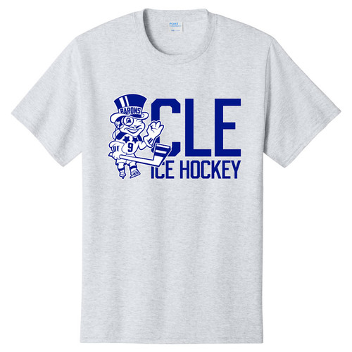 Barons Throwback Gray CLE Tee